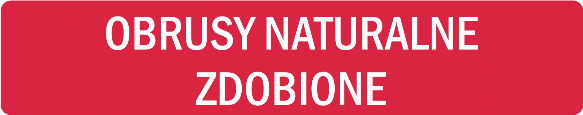 Obrusy Naturalne Zdobione